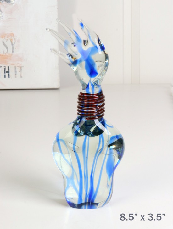 Hand-blown Glass Hand 